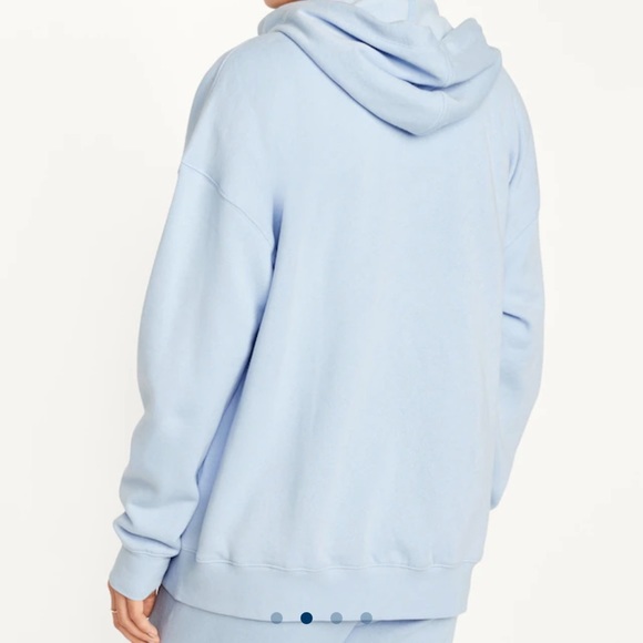 NWT OLD NAVY Oversized Full-Zip Hoodie  Color: Rock Pool - Picture 3 of 5